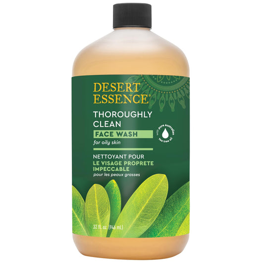 Desert Essence Thoroughly Clean Face Wash For Oily Skin 32 fl.oz