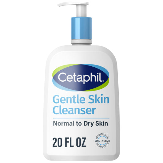 Cetaphil Face Wash Hydrating Gentle Skin Cleanser for Dry to Normal Sensitive Skin, 16oz