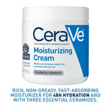 CeraVe Moisturizing Cream 16 Ounce (Pack of 2)