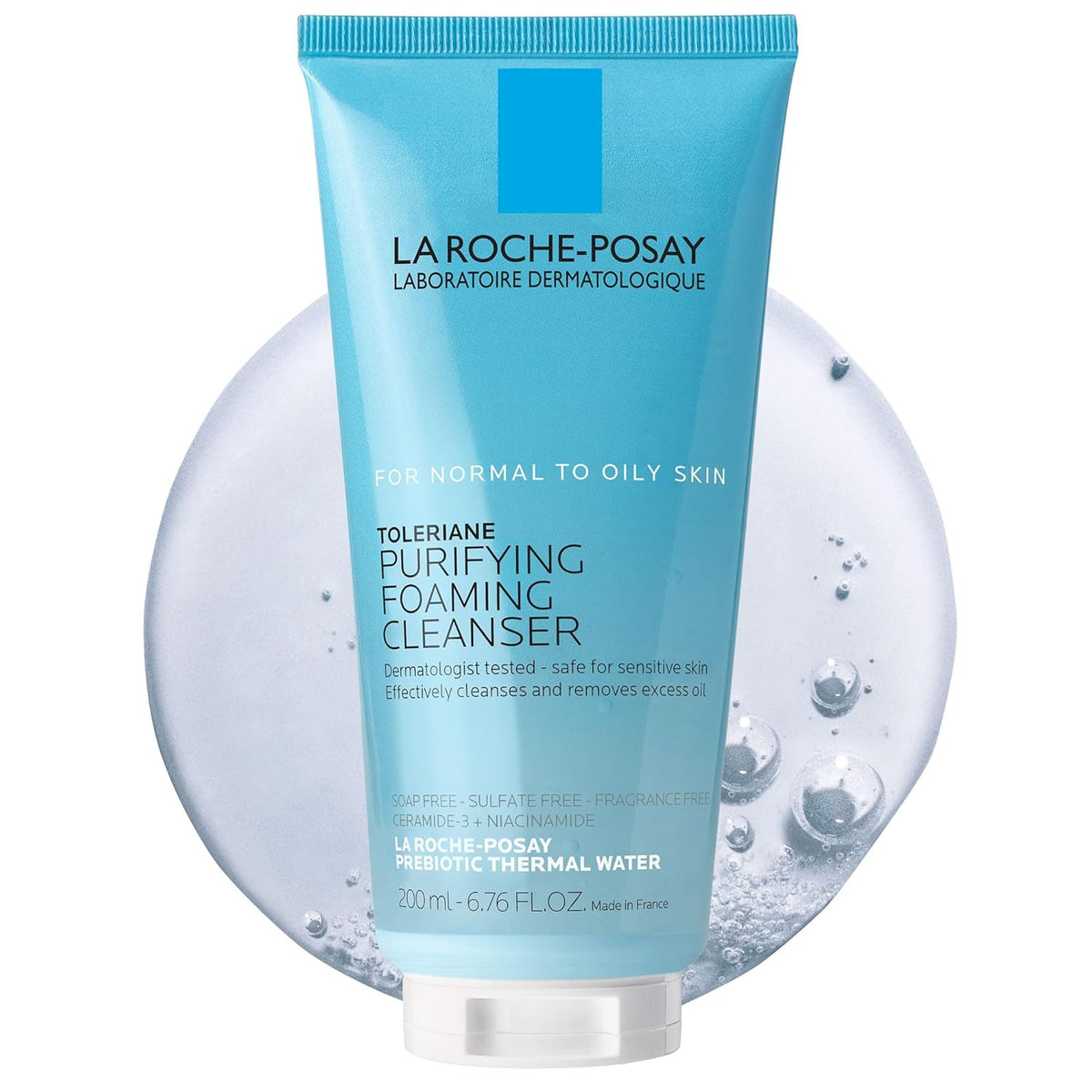La Roche-Posay Toleriane Purifying Foaming Facial Cleanser (Pack of 2)