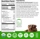 Orgain Organic Vegan Protein Powder, Creamy Chocolate Fudge