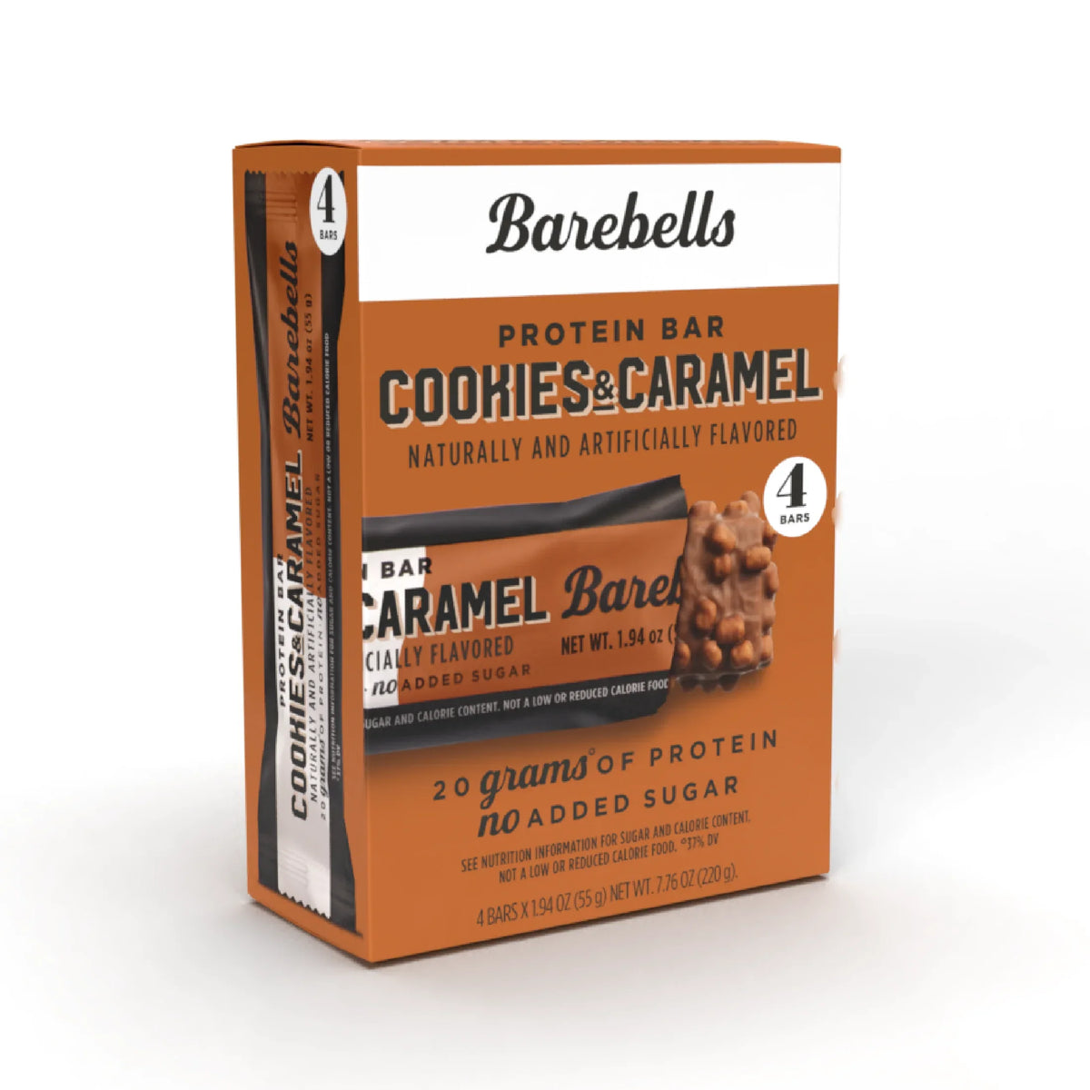 Barebells Protein Bars Cookies & Caramel - 4 Count