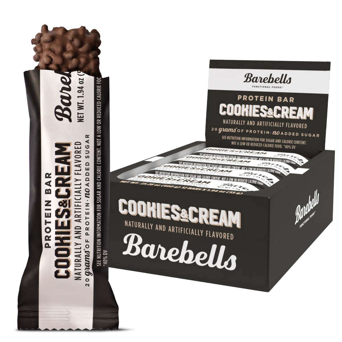 Barebells Protein Bars Cookies & Cream - 12 Count